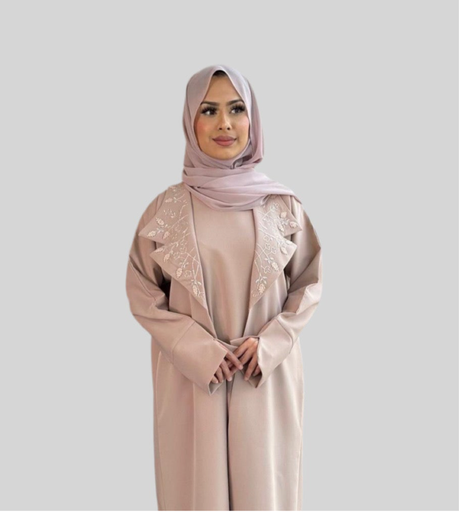 Embellished/ Embroidered Blazer Abaya Nala